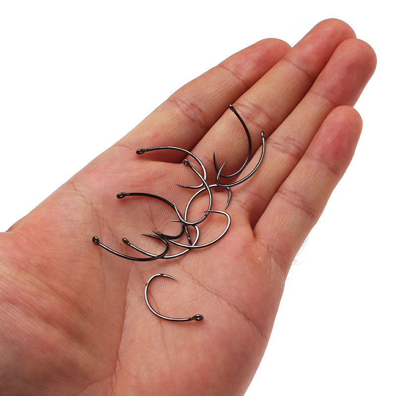 Bez bodīgiem mušu makšķerēšanas āķiem, piemēroti fly fishing, 1000 gab. kastē, straumei