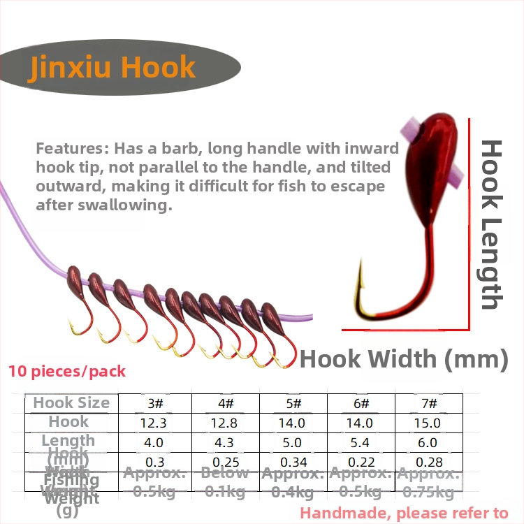 Zivju āķis ar 45° biomimētisku dizainu, komplektā 40 gab., piemērots zvejai pie upes, ezera un ūdenskrātuves