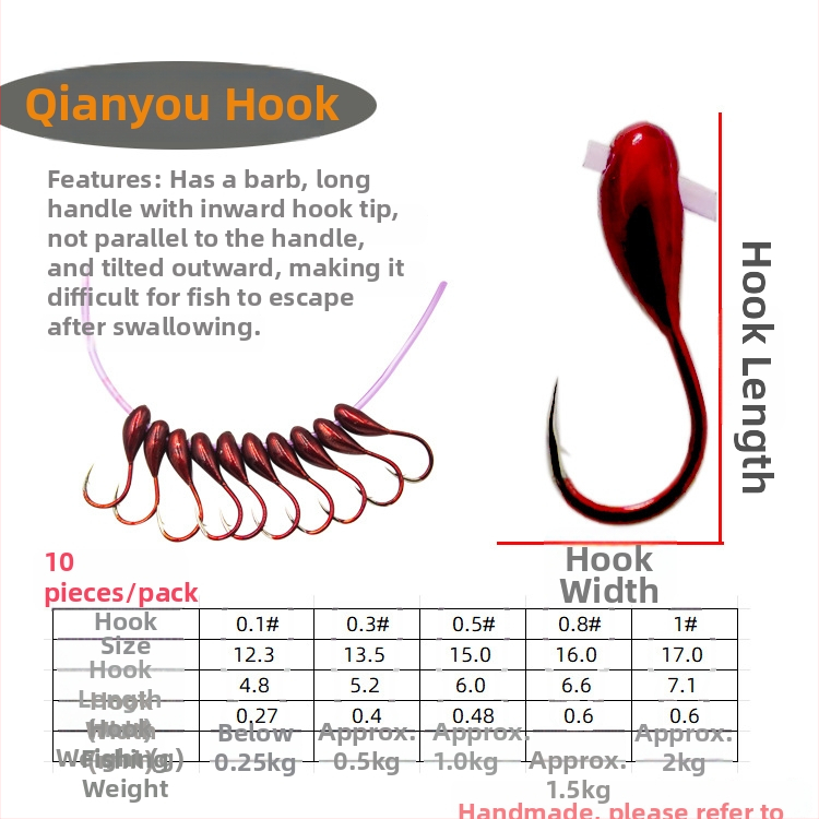 Zivju āķis ar 45° biomimētisku dizainu, komplektā 40 gab., piemērots zvejai pie upes, ezera un ūdenskrātuves