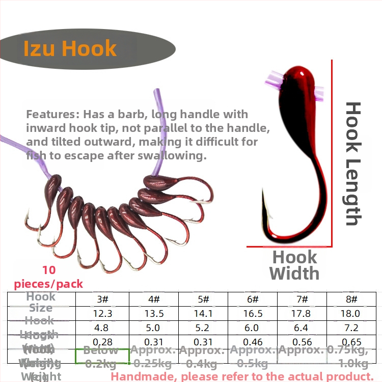 Zivju āķis ar 45° biomimētisku dizainu, komplektā 40 gab., piemērots zvejai pie upes, ezera un ūdenskrātuves