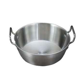 Κορεάτικου στιλ μπολ από ανοξείδωτο χάλυβα 304 για instant noodles, με δύο χερούλια, στρογγυλό σχήμα, μοντέρνο μινιμαλιστικό σχέδιο; δεν είναι κατάλληλο για φούρνο μικροκυμάτων; Διαθέσιμη εκτύπωση λογότυπου.