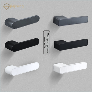 Miegamojo durų rankenos spyna, Jiajixing H03, aliuminis, šiuolaikinis minimalistinis stilius, vidaus medinėms durims