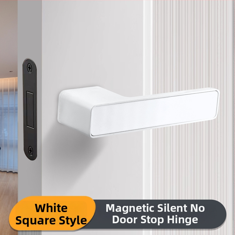 Miegamojo durų rankenos spyna, Jiajixing H03, aliuminis, šiuolaikinis minimalistinis stilius, vidaus medinėms durims