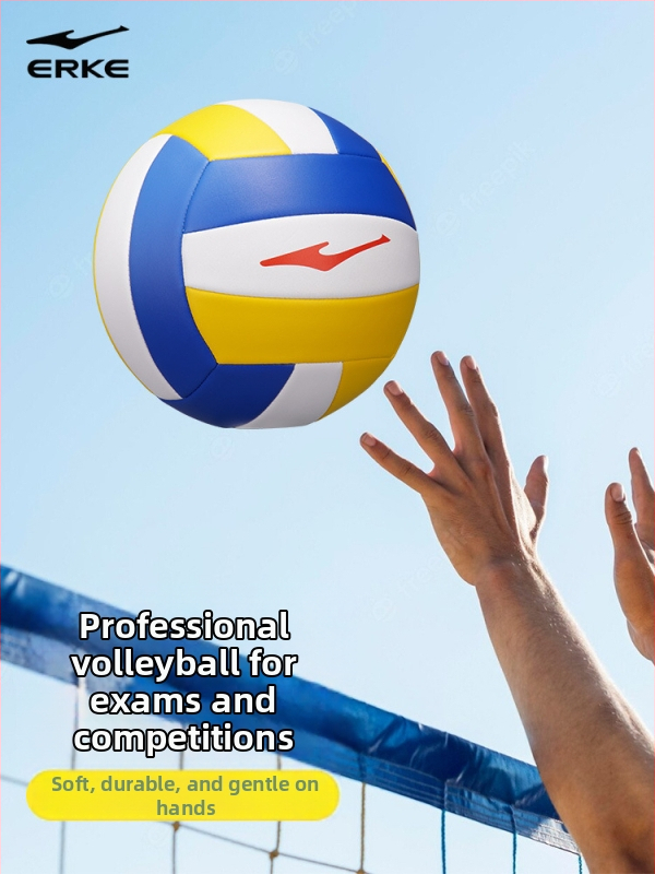 Iekštelpu volejbola bumba, PVC materiāls, šūta ar mašīnu, piemērota bērniem