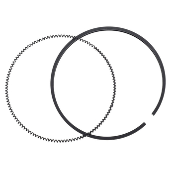 Dugattyúgyűrű autó-, hajó- és motorkerékpár motorokhoz; olajgyűrű azonos irányú spirális támasztással; erős tömítés