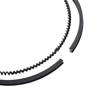 Dugattyúgyűrű autó-, hajó- és motorkerékpár motorokhoz; olajgyűrű azonos irányú spirális támasztással; erős tömítés