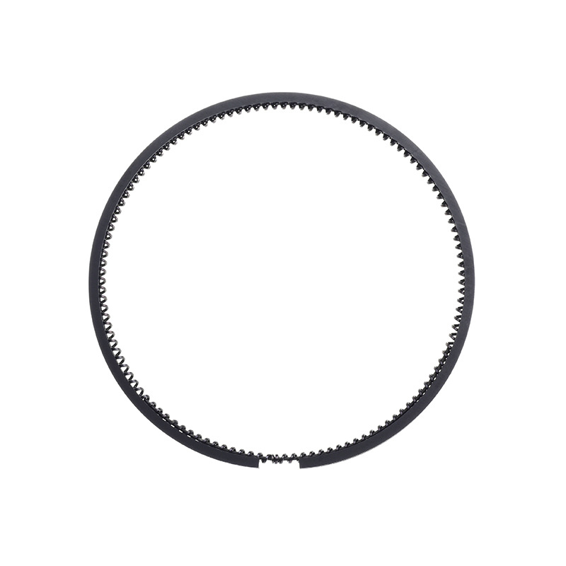 Dugattyúgyűrű autó-, hajó- és motorkerékpár motorokhoz; olajgyűrű azonos irányú spirális támasztással; erős tömítés