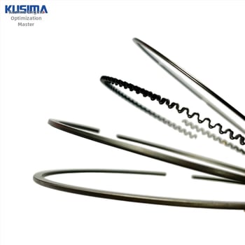 Pistono žiedai Mercedes-Benz M272 2.5L benzininiam varikliui — lydinio plienas, 3 žiedai, Kombinuotas tipas, barų formos skerspjūvis (Mercedes-Benz M272 2.5L benzininiam varikliui)