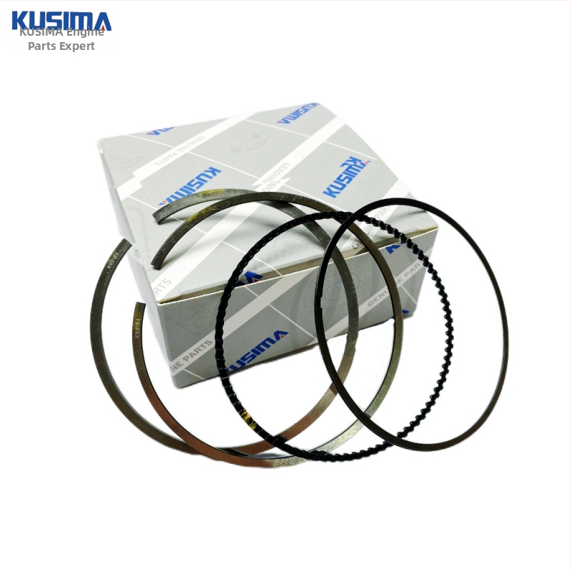 Pistona gredzeni Mercedes-Benz M272 2.5L benzīna dzinējam — sakausējuma tērauds, 3 gredzeni, kombinētais tips, barrela šķērsgriezums (Mercedes-Benz M272 2.5L benzīna dzinējs)