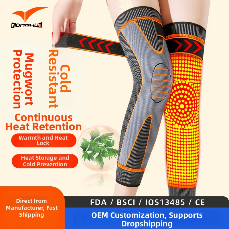 Rozšírená samoohrejovaná kolenná podložka, protišmykový dizajn s popruhom, 8-hodinové prehrievanie