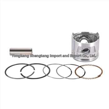 GOOFIT Pisto žiedų rinkinys 70cc horizontaliam motorui XR70 CRF70 CT70 XL70 CL70 — trijų žiedų įstrižosios, integruotas žiedas, cilindrinės paviršiaus žiedas, alyvos žiedas, dujų žiedas