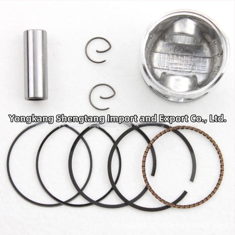 GOOFIT Pisto žiedų rinkinys 70cc horizontaliam motorui XR70 CRF70 CT70 XL70 CL70 — trijų žiedų įstrižosios, integruotas žiedas, cilindrinės paviršiaus žiedas, alyvos žiedas, dujų žiedas