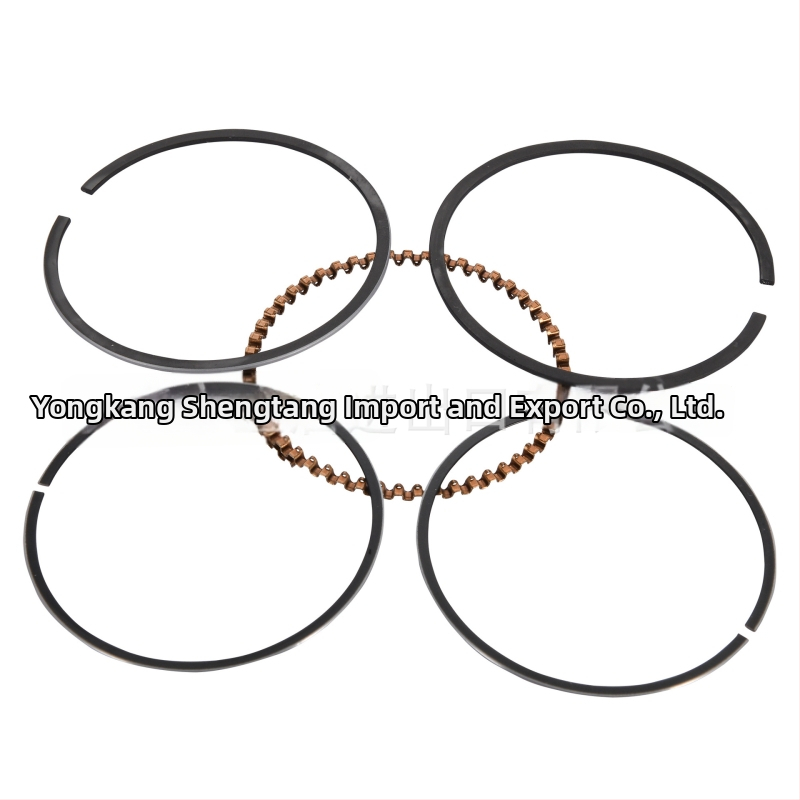 GOOFIT Pistonu gredzenu komplekts 70cc horizontālajam dzinējam XR70 CRF70 CT70 XL70 CL70 — trīs gredzenu sloti, integrēts gredzens, cilindriskas virsmas gredzens, eļļas gredzens, gāzes gredzens