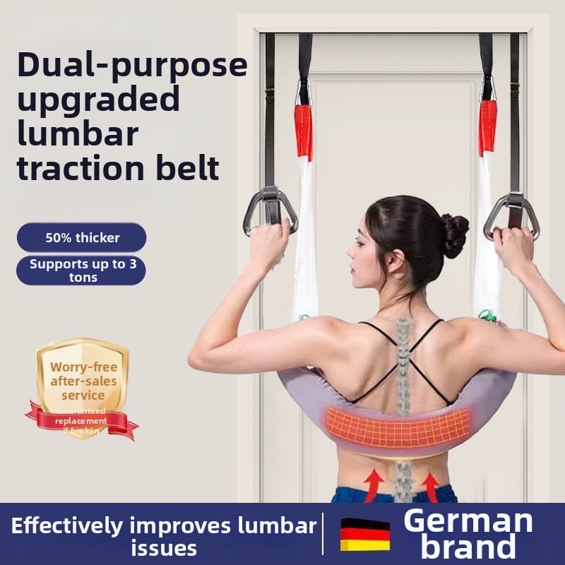 Nimme tõmbamisvöö – nimmeosa tõmbamine, kaela traktsioon, rippuv vöö, üks vars, koduseks kasutamiseks