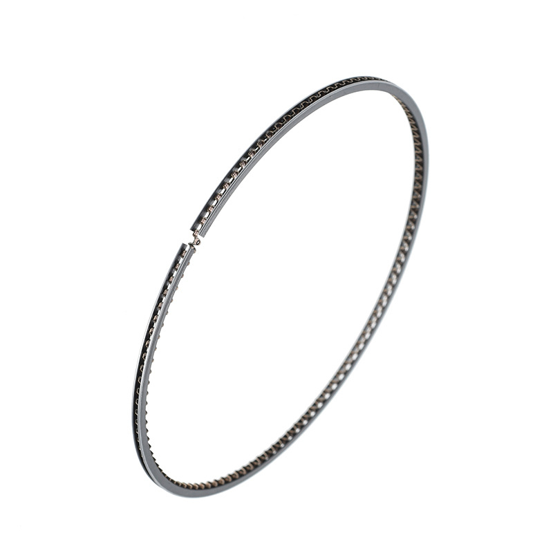 H acél szalag-kombinált olajgyűrű motorkerékpárhoz (Személyre szabott feldolgozás; Anyag: acél; Teljes nitridálás)