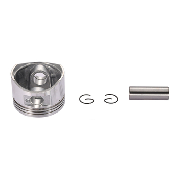 GOOFIT Ansamblu inel piston pentru cilindru 125cc – inel integral, 3 caneluri pentru inel, aliaj de aluminiu