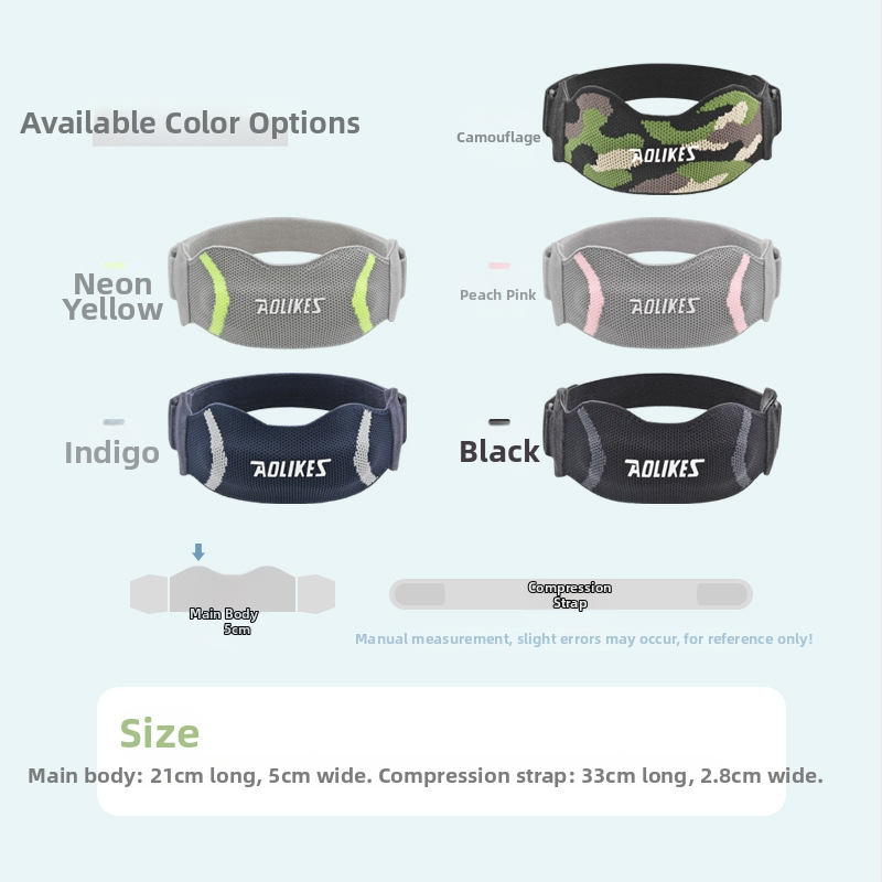 Kolenné chrániče z Nylonu – Značka AOLIKES; Ochranná časť: Koleno; Vhodné športy: futbal, basketbal, volejbal, beh; Hmotnosť: 30 g