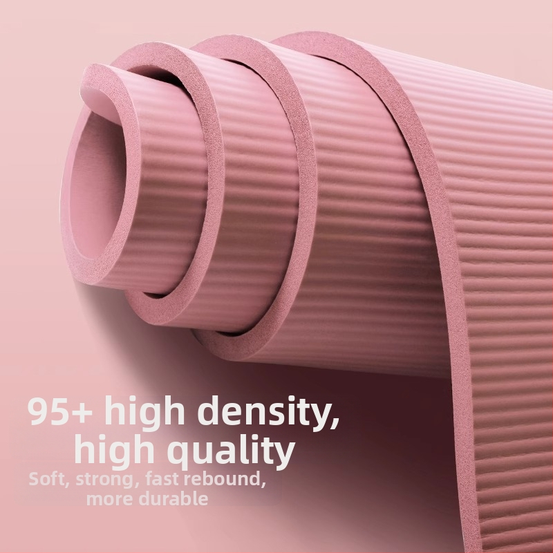 Jóga podložka (10 mm hrúbka; protišmyková a odolná voči opotrebeniu; tlmič odskoku; materiál: NBR)