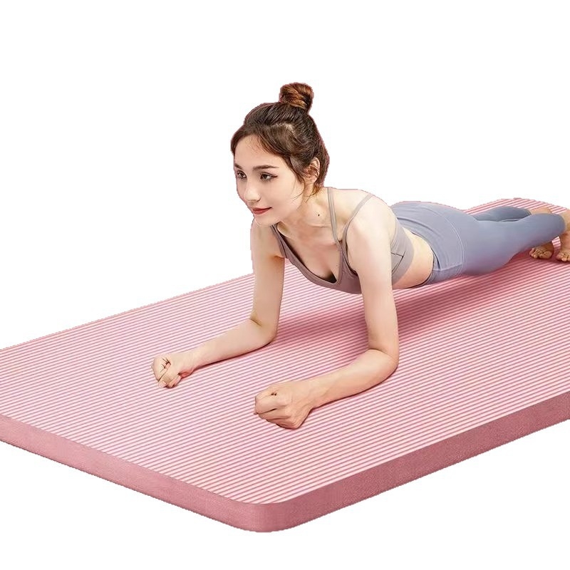 Jóga podložka (10 mm hrúbka; protišmyková a odolná voči opotrebeniu; tlmič odskoku; materiál: NBR)