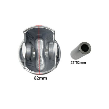 Dugattyúgyűrű, 82 mm belső átmérő, 3 hornyával, alumíniumötvözet, hordó alakú keresztmetszet, BMW B58 3.0L motorhoz
