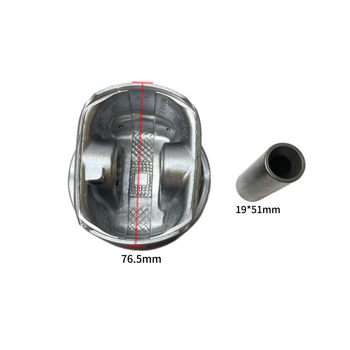 Piston cu inel pentru Audi Volkswagen Scirocco EA111 1.4t – Ø76,5 mm, 3 canale pentru inel, inel de pistona cu structură combinată, metal