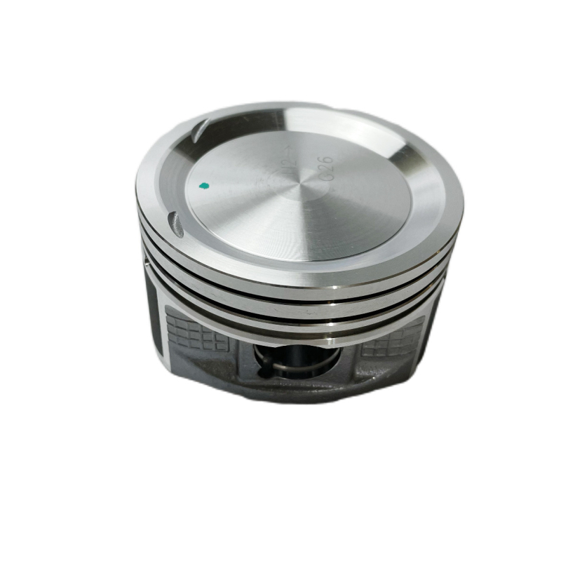 Volvo 2.5t motor dugattyú gyűrűkkel — 5 hengeres, alumínium ötvözet, csapszegnyílás 21×60 mm, kombinált gyűrű, hordó típusú gyűrű