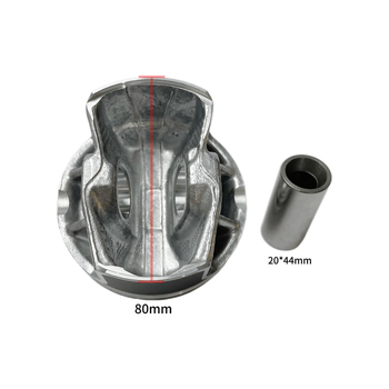80 mm-es motorhengerszírű készlet Audi C7 2.5 V6 A6L/A6-hoz, alumíniumötvözet, 3 gyűrűs hornyok, acél szalag olajgyűrű, alkatrész számok 06E107065DQ 06E107066DQ