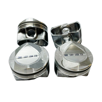 80 mm-es motorhengerszírű készlet Audi C7 2.5 V6 A6L/A6-hoz, alumíniumötvözet, 3 gyűrűs hornyok, acél szalag olajgyűrű, alkatrész számok 06E107065DQ 06E107066DQ