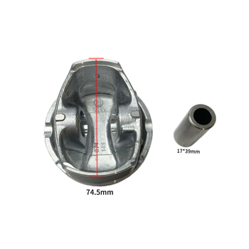 Kusma Dugattyúkészlet 04E107065FL az Audi/VW EA211 1.4-hez — 3 gyűrű, kombinált gyűrűtípus, gyűrűk keresztmetszete hordó alakú, alumínium ötvözet