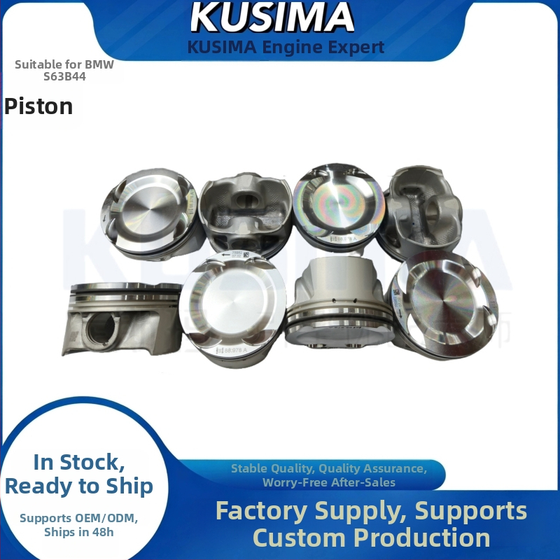 BMW S63B44 4.4L hengerfej pistontömítő gyűrűkészlet – 3-csatornás kombinált gyűrű, hengercső keresztmetszet, alumíniumötvözet, alkatrész szám 11258607933