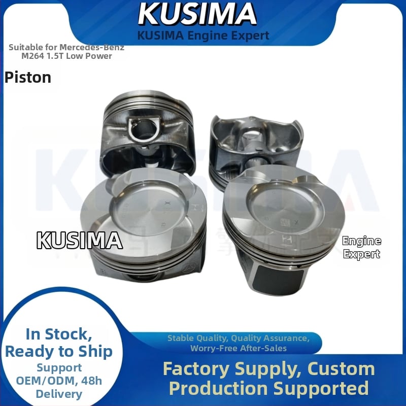 Gáz-henger dugattyúgyűrű Mercedes-Benz M264 1.5T motorhoz – alumínium ötvözet, kombinált gyűrű, keresztszelvény: hordó-arc, alkatrész szám A2640301900