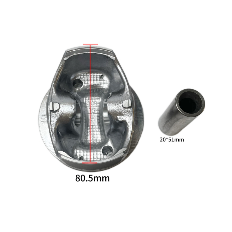 Gáz-henger dugattyúgyűrű Mercedes-Benz M264 1.5T motorhoz – alumínium ötvözet, kombinált gyűrű, keresztszelvény: hordó-arc, alkatrész szám A2640301900