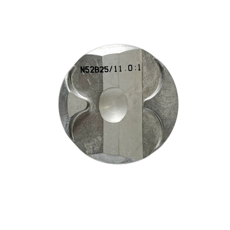 KUSIMA Pistona 11257612982 a BMW N52B25 2.5L Dome, 3 gyűrűs hornyok, Kombinált gyűrűs szerkezet, Barrel Face gyűrű profil, Alumíniumötvözet