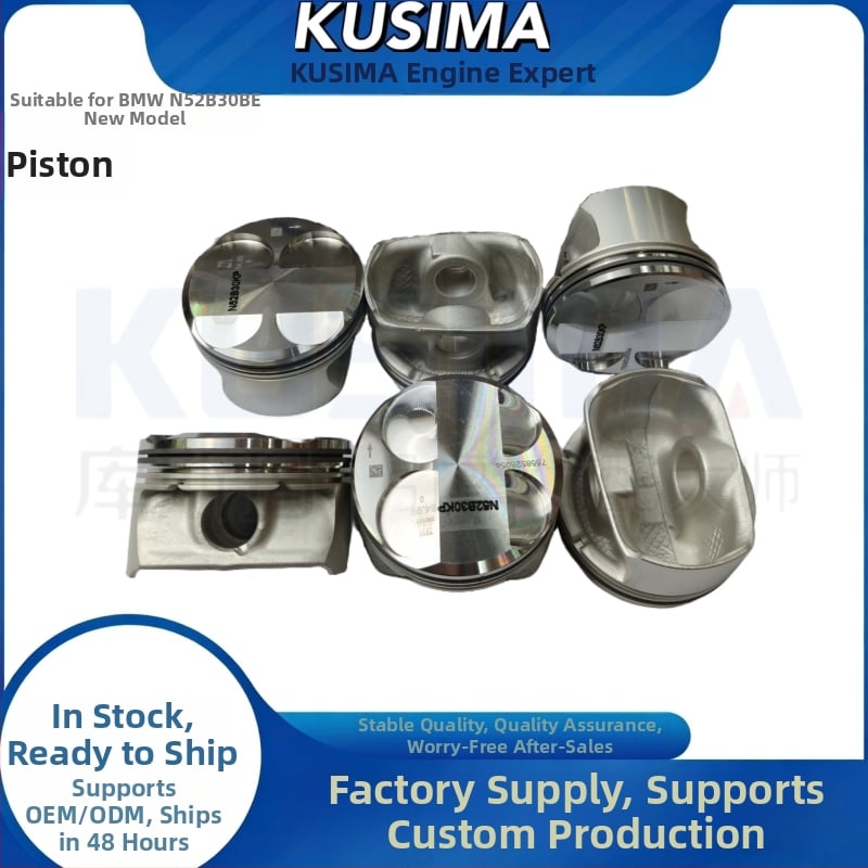 KUSIMA Dugattyúgyűrű BMW N52B30BE 3.0L motorhoz – 3 gyűrűs hornyok, kombinált gyűrű, keresztmetszet: hordóarcú gyűrű, alumíniumötvözet, alkatrész-szám 11257558528