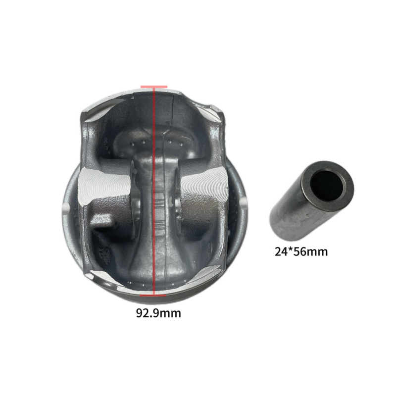 Pisontűrgyűrű A2780300100 Benz M278 benzinmotorhoz, 3 hornyák, Kombinált gyűrű (Combination Ring), Barrel Face Ring, Alumíniumötvözet