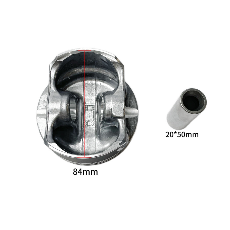 Kusima dugattyú 11257562451 BMW N46B20 motorhoz, alumínium ötvözet, kombinált gyűrű, hengeres felületű gyűrű