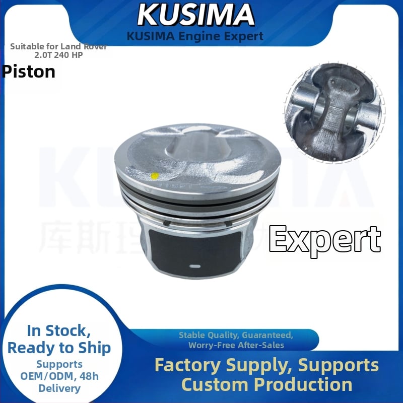 Kusma dugattyúgyűrű Land Rover 2.0T benzin LR025366 – alumíniumötvözet; kombinált gyűrű; hordófejű gyűrű