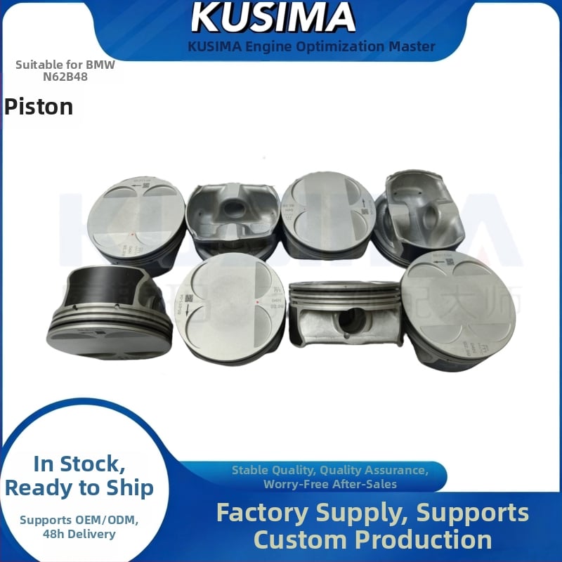 KUSIMA Dugattyúgyűrű a BMW N62B484.8L-hez — 3 gyűrűs hornyok, kombinált gyűrű, hordó alakú keresztmetszetű gyűrű, alumíniumötvözet (11257542292)