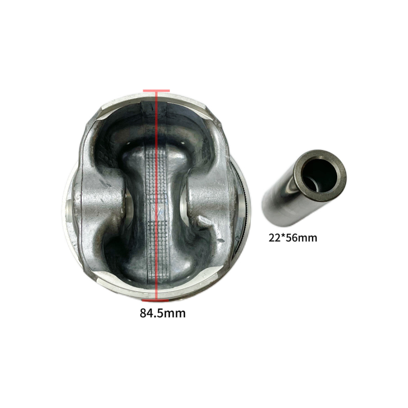 Audi 4.0T motorhenger gyűrűkészlet - 3 csatornás összetett gyűrű, barrel-face keresztmetszet, alumínium ötvözet