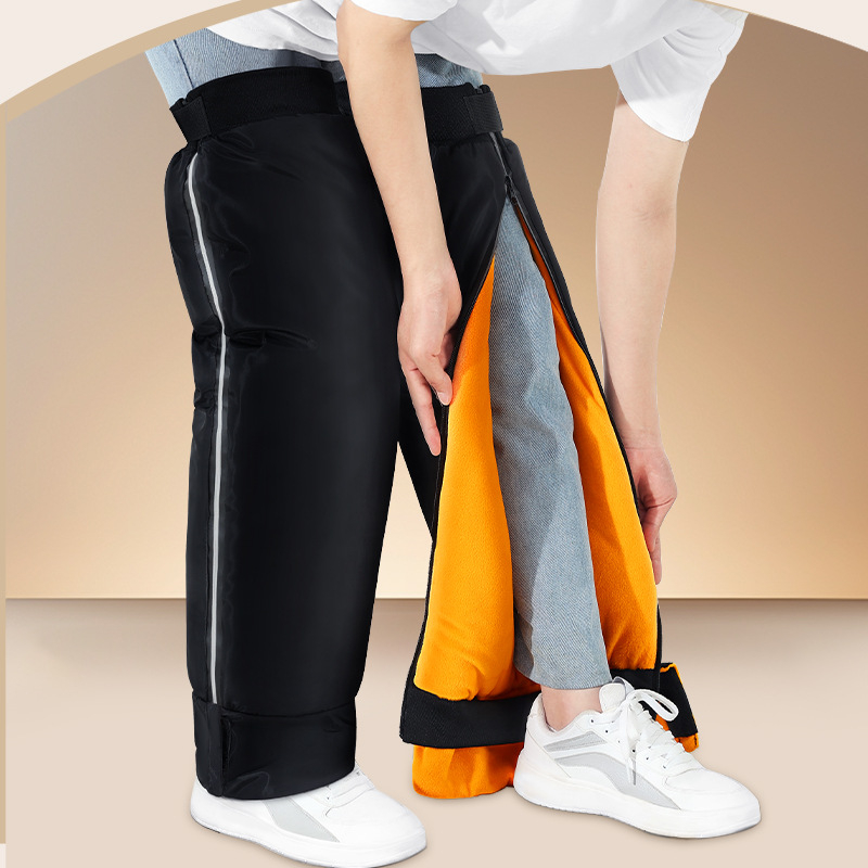 Kojų apsauga elektriniams motociklams – žieminė vėjo ir šalčio apsauga, dengia kelį ir čiurną