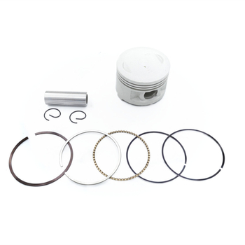 Motorkerékpár dugattyúgyűrű Ø54 mm, 3 gyűrűnyílás, kombinált gyűrű, anisotróp esztergált olajgyűrű, kompatibilis YBR125 és TTR125