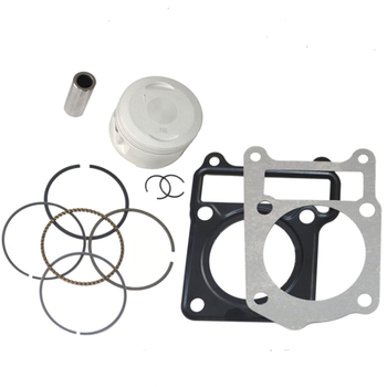 Motorkerékpár dugattyúgyűrű Ø54 mm, 3 gyűrűnyílás, kombinált gyűrű, anisotróp esztergált olajgyűrű, kompatibilis YBR125 és TTR125