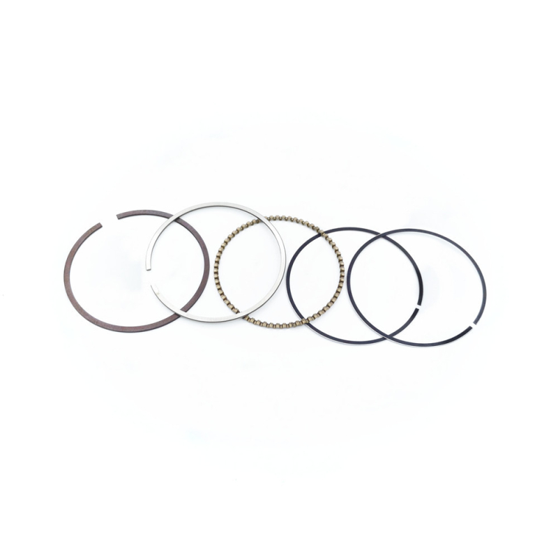 Motorkerékpár dugattyúgyűrű Ø54 mm, 3 gyűrűnyílás, kombinált gyűrű, anisotróp esztergált olajgyűrű, kompatibilis YBR125 és TTR125