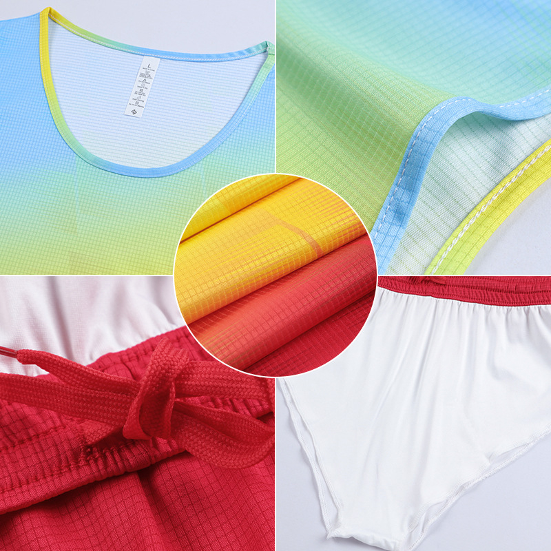 Ultra könnyű uniszex sprint mellény és atlétikai edzőruha szett, gyorsan száradó poliészter 100%, bélés poliészterből, felnőtteknek