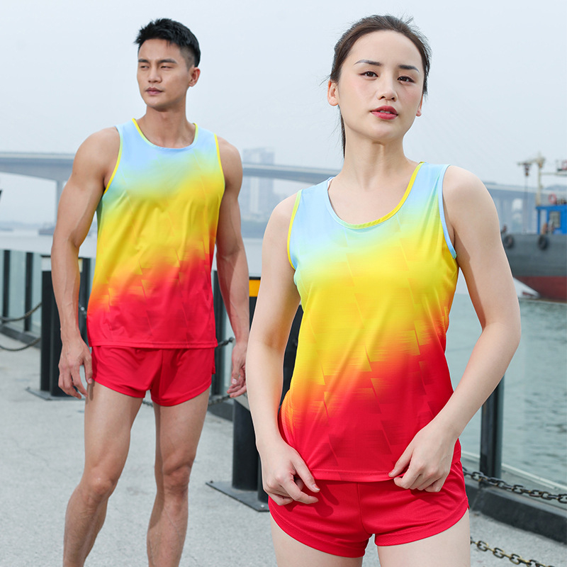 Ultra könnyű uniszex sprint mellény és atlétikai edzőruha szett, gyorsan száradó poliészter 100%, bélés poliészterből, felnőtteknek
