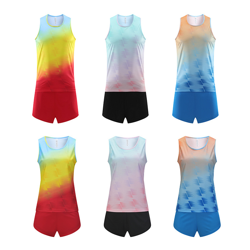 Ultra könnyű uniszex sprint mellény és atlétikai edzőruha szett, gyorsan száradó poliészter 100%, bélés poliészterből, felnőtteknek