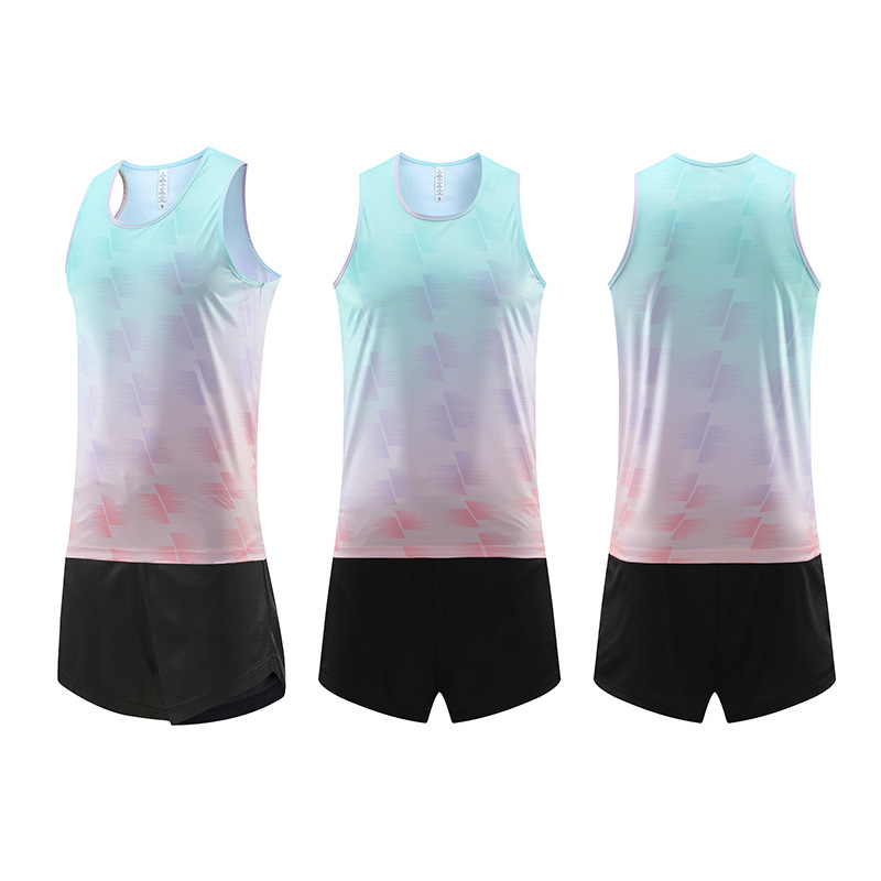 Ultra könnyű uniszex sprint mellény és atlétikai edzőruha szett, gyorsan száradó poliészter 100%, bélés poliészterből, felnőtteknek