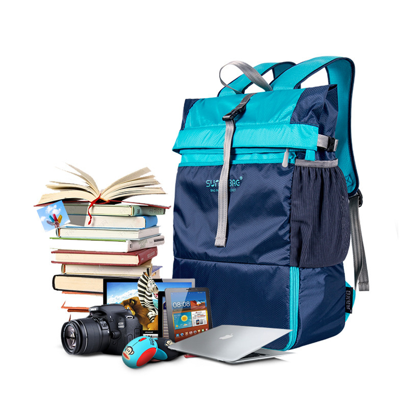 40L sulankstoma nailoninė žygio kuprinė – atspari vandeniui, dėvėjimuisi atspari, apsauga nuo vagystės, ergonomiškas nugaros panelis lauko veiklai