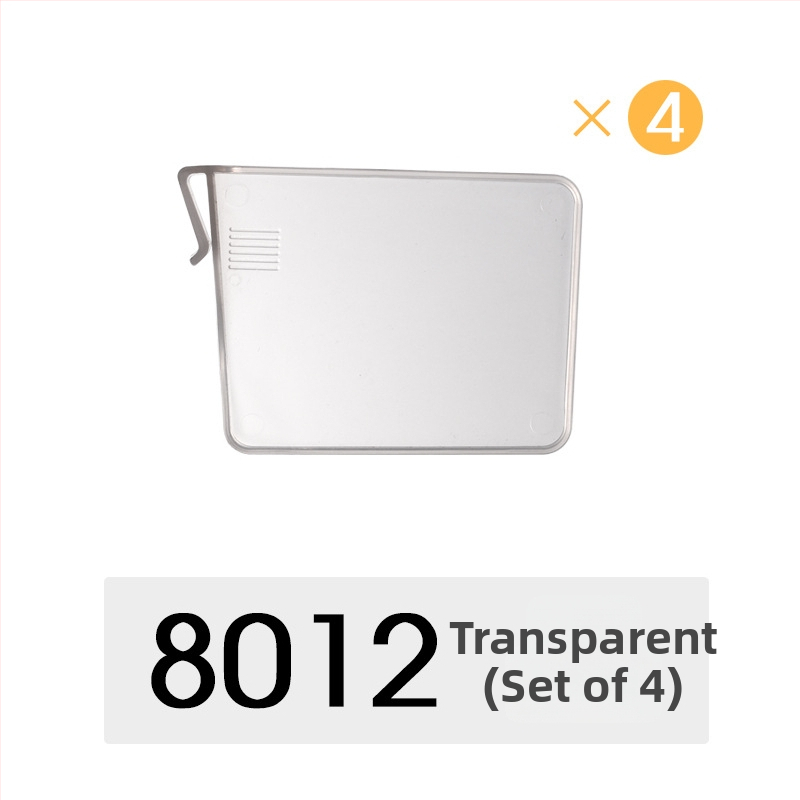 Plastist eraldusklips sahvritele ja hoiukastidele, lihtne ja kaasaegne stiil, konksu tüüpi paigaldus, 1 kiht