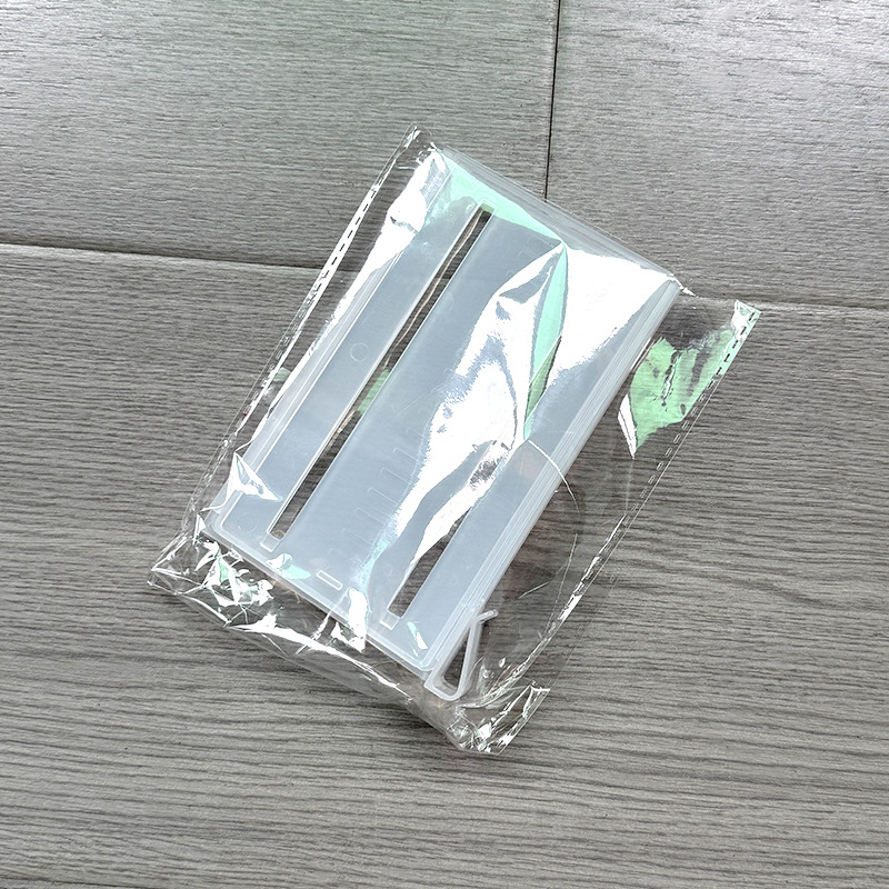 Регулируем разделител за хладилник със клип за отделения, пластмасов кухненски органайзер